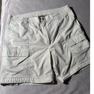 Field & Stream Mens Tan Nylon Cargo Shorts Large Hiking Fishing Utility Outdoor